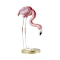 thumbnail image 4 of deevoka Flamingo Resin Statue Bird Sculpture Backyard Indoor Outdoor Garden Figurine 13x13x21cm, 4 of 9
