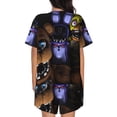 thumbnail image 3 of Lsque Five Nights At Freddy'S Women's Short-Sleeved Pajama Set - 2 Piece Soft and Lightweight Sleepwear Set-X-Large, 3 of 9