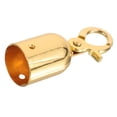 thumbnail image 3 of HUGFEGWE 5PCS Rope End Stopper Cord End Caps with Hook, Lobster Claw Clasps, Cord End Caps Barrier Rope End Hooks for Crowd Control (Golden) U2537-16847, 3 of 9