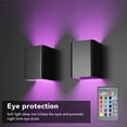 thumbnail image 4 of Applique Murale RGB, Luminaire LED RGB Filaire Doux 85 à 277V pour Salon, 4 of 7