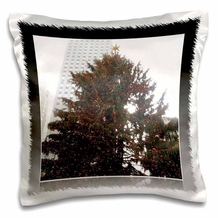 3dRose Christmas in New York Photography Places - Pillow Case, 16 by (Best Places In New York For Photography)