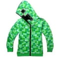 thumbnail image 1 of Minecraft Kids Boys Youth Hoodie Zip Coat Sweater Jacket Gift, 1 of 2