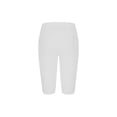 thumbnail image 4 of FRSASU Capri Leggings for Women Slim Fit Knee Length Legging Summer Cropped Casual Solid Comfy Yoga Shorts Pants White, 4 of 5