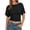 Black, variant on Women Square Neck Tank Top Wide Strap Ruched Hem Cropped Camisole Solid Bodycon Layering Sleeveless Blouse Minimalist Outfit,Pink,S