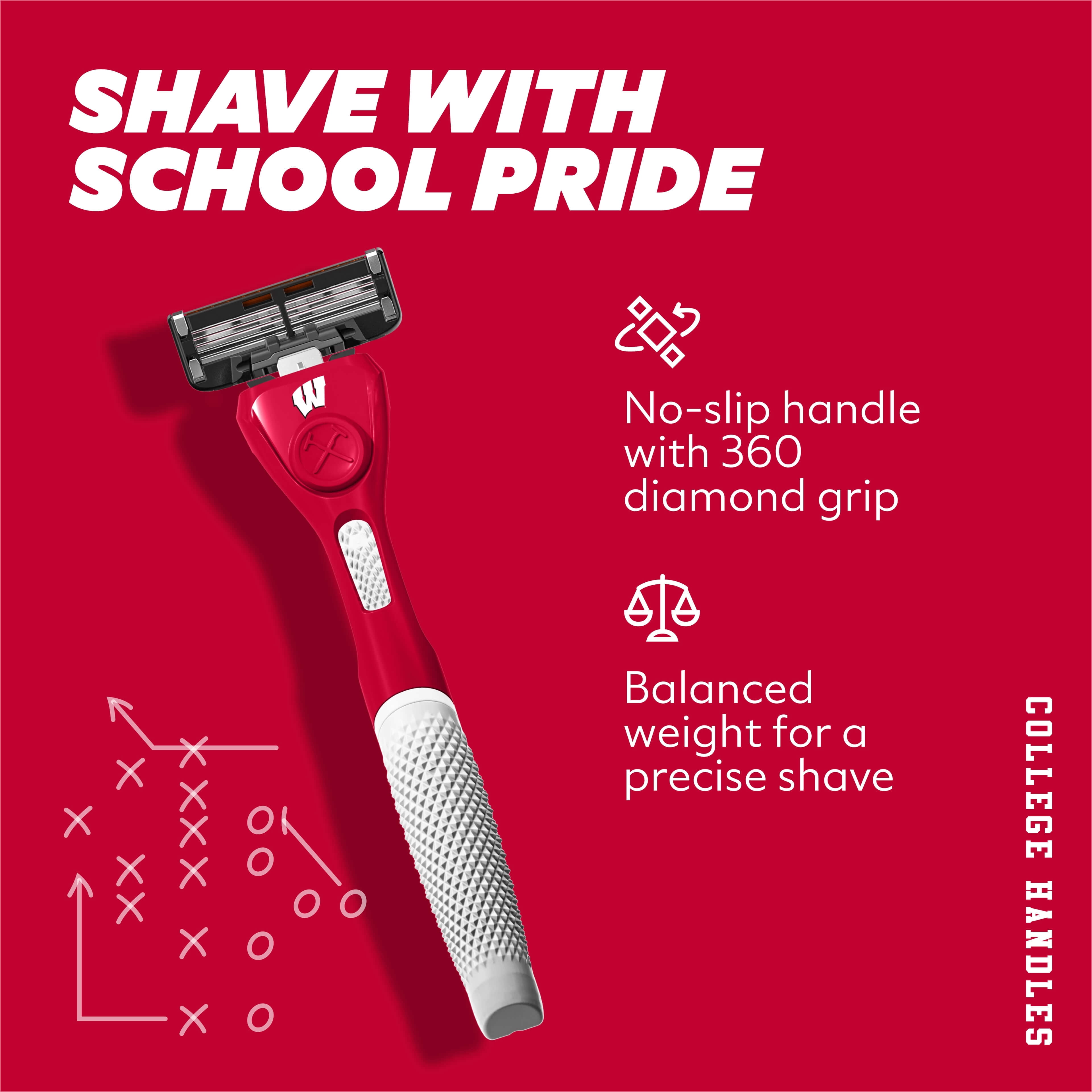 Dollar Shave Club Wisconsin 6-Blade Razor Starter Set