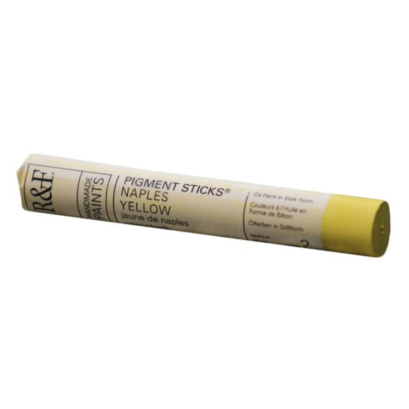 R&F Handmade Paints Pigment Stick, 38ml, Naples Yellow