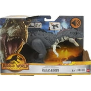 Jurassic World Dominion Roar Strikers Rajasaurus Dinosaur Action Figure Toy, Attack & Sound