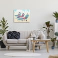 thumbnail image 2 of Stupell Industries Pink Flamingos Lounging Beach Chairs Tropical Scene Graphic Art Gallery Wrapped Canvas Print Wall Art, Design by Amelie Legault, 2 of 5