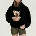 thumbnail image 2 of Hoodies for Women Hoodie Winter Warm Cat Mom Hooded Sweatshirt Funny Hoodie Hemlock, 2 of 6
