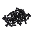 thumbnail image 1 of 50Pcs Countersunk Screw, A2 70 Material Exquisite Craft  M4, DIN 965, Black Galvanized, 1 of 8