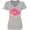 Athletic Heather, variant on Inktastic Pink Donut with Sprinkles Women's V-Neck T-Shirt