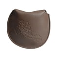 thumbnail image 3 of Funda protectora de cuero para mazo de Golf, resistente al agua, para la mayoría de las cabezas de Golf Marrón Sharpla Cubierta de cabeza de putter de golf, 3 of 8