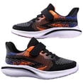 thumbnail image 4 of Zanarzt Tennis Shoes Boys Shoes Non Slip Mesh Tennis Shoes Fashion Lightweight Breathable Kids Sneakers for Little Kids/Big Kids Orange,US 2, 4 of 5