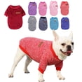 thumbnail image 2 of Ropa de abrigo para perros, cachorros, gatos, suéter, sudadera con capucha, abrigo para mascotas, ropa de peluche, chihuahua, pug, bulldog francés, disfraz, chaqueta de yorkshire, 2 of 5