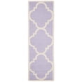 thumbnail image 5 of SAFAVIEH Cambridge Justine Geometric Wool Area Rug, Lavender/Ivory, 6' x 6' Square, 5 of 11