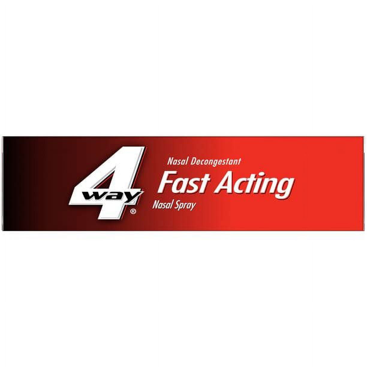 4-Way Fast Acting Nasal Spray, 1 fl.oz. Pr Bottle (6 Bottles)