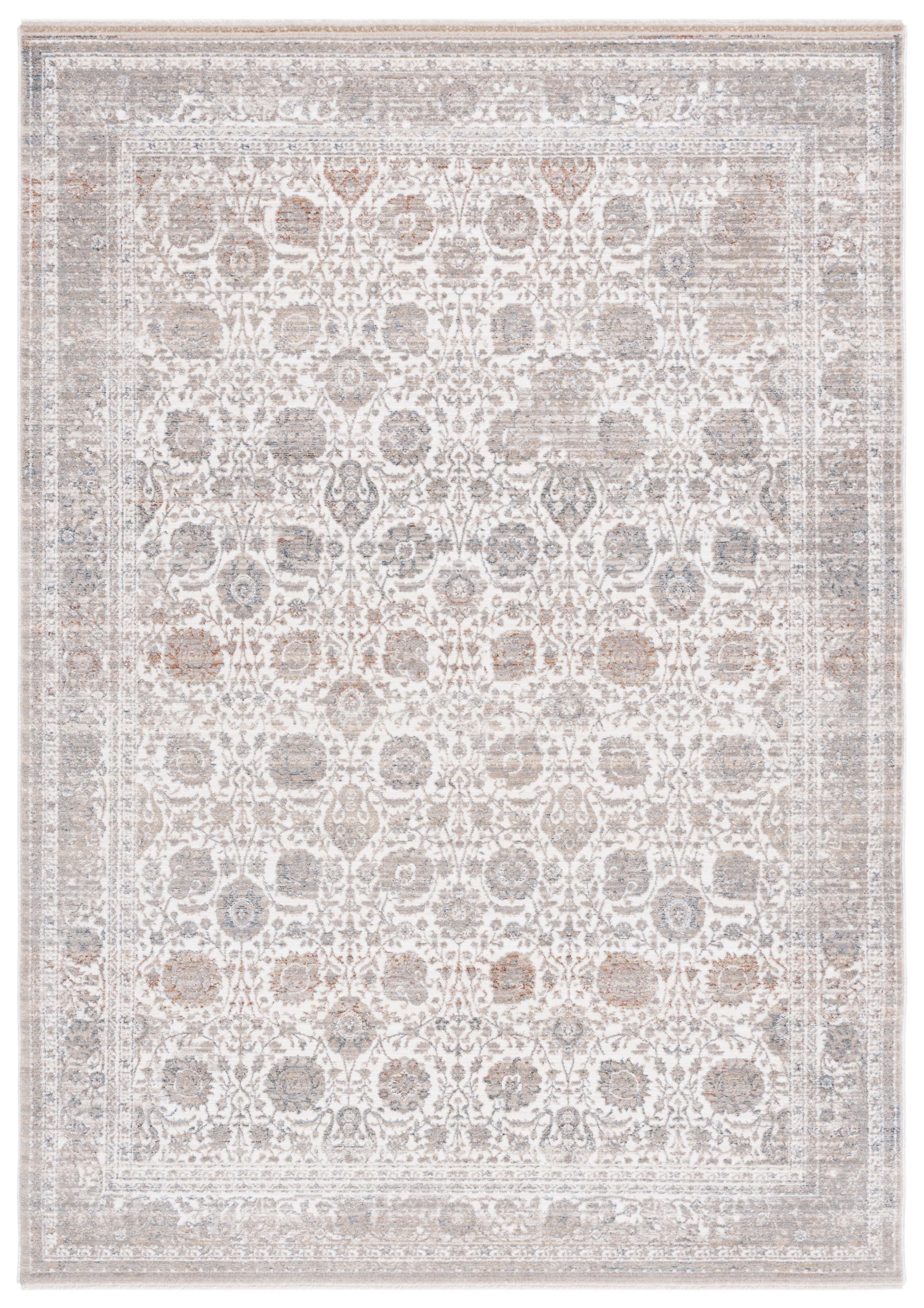 Safavieh Harlow Daithi Geometric Area Rug, Gray/Ivory Blue, 5'3" x 7'6"