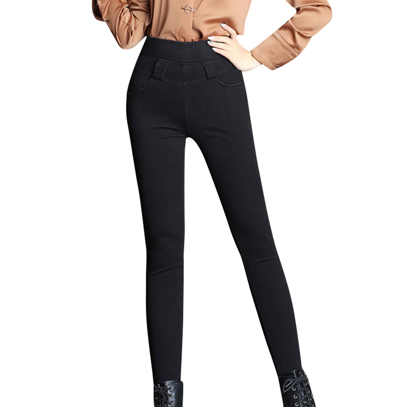 Thermal Fleece Denim Jeggings Super 