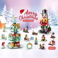 thumbnail image 5 of Juego de bloques de construcción navideños para niños, caja de juguetes, calendario de adviento de Navidad de 24 años, kit de bricolaje, regalo para niños de 6 años o más, 5 of 5