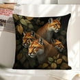 thumbnail image 5 of Four tigers Linen toss pillowcase Decoration pillowcase Gift preferred 18x18" Cushion cover 2 set Sofa pillowcase Sofa bedroom living room car, 5 of 5