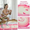 thumbnail image 3 of BRIGHTFUFU Portable Workout Pad for Quiet Jumping Rope Exercise with Comfortable Foot Protection Pink Polyester Fiber, 3 of 8