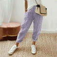 thumbnail image 1 of WILLBEST Pantalones Casuales para Mujer: Pantalones Holgados de Cintura Alta con Bolsillos y Cordones, con Diseño de Patchwork a Rayas, para Uso Diario y Relax. Chica, 1 of 4