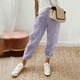 thumbnail image 1 of WILLBEST Pantalones Casuales para Mujer: Pantalones Holgados de Cintura Alta con Bolsillos y Cordones, con Diseño de Patchwork a Rayas, para Uso Diario y Relax. Chica, 1 of 4