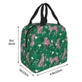 thumbnail image 3 of Lsque Tropical Leopard Pattern Lunch Bag Women/Men Insulated Lunch Box,Small Leakproof Cooler Food Lunch Containers Reusable High Capacity Lunch Tote Bags, 3 of 6