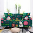 thumbnail image 2 of Christmas Sofa Cover for Living Room Sofa Set Furniture Elastic Slipcover 1/2/3/4 Seater Anti-Slip Couch Cover Housses De Canapé, 2 of 5