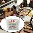 thumbnail image 3 of Zuo Bao Speech Language Pathologist Gift SLP Cosmetic Bag SLPs Changing The World One Word at A Time Speech Therapist Gift, 3 of 6