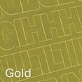 thumbnail image 2 of Permanent Adhesive Vinyl Letters and Numbers, 3" 160pk, Gold, 2 of 2