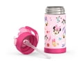 thumbnail image 4 of Thermos Kids Stainless Steel Vacuum Insulated Funtainer 12 oz Water Bottle with Flip Up Straw, Minnie, 4 of 6