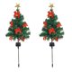 thumbnail image 1 of 2 paquetes de luces solares para árbol de Navidad, luces solares para jardín, luces para caminos de Navidad, luces impermeables para exteriores para decoración navideña, caminos, jardines, patios, 1 of 6