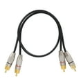 thumbnail image 2 of Cable de audio estéreo, cable de audio 2RCA Cable RCA macho Cable de audio Robusto y resistente, 2 of 8