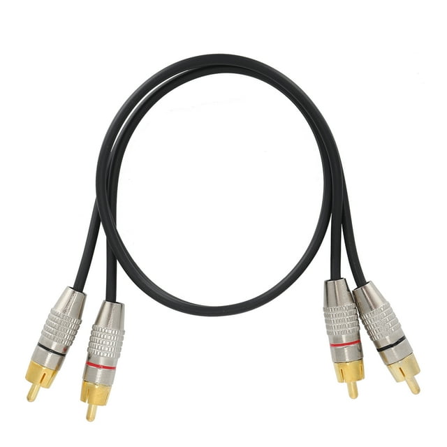 Cable de audio estéreo, cable de audio 2RCA Cable de audio macho Cable RCA Aspecto llamativo