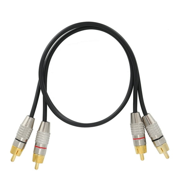 RC Ato RCA Cable,Audio Cable 2RCA Male Stereo Audio Cable Audio Cablefor Home Theater Professionally Tested
