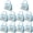 Blue, variant on 10pcs Candy Gift Boxes 3D Butterfly Party Favor Treat Boxes Birthday Wedding Supplies Chocolate Cookie Gift Box Bag
