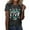 Dark Gray, variant on Trust I Watch On Patrol Live I Am Basically A Cop Graphic Tee for Women Casual Crewneck Shirt Sky Blue S