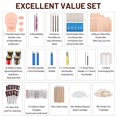thumbnail image 2 of Microblading Supplies, LMHF Microblading Kit, Microblading Practice Skin with Microblading Pen, Eyebrow Tattoo Kit with Pigment Ink, Mannequin Head Set for Microblading and Makeup Practice, 2 of 5