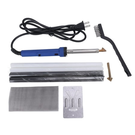 

Big sale Plastic Welding Repair Kit 80W with Rods Mesh Brush Portable Welder Tools for Car Bumper Kayak Canoe US Plug 110V
