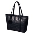 thumbnail image 1 of Sac Fourre-Tout pour Femmes, Mode, Grande Capacité, Sac à Main Fourre-Tout, Sac Bandoulière avec Pendentif Pompon, 1 of 7