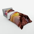 thumbnail image 2 of Ambesonne Nature Bedding Set 3 Pcs, Harbor Sea Shore Sky, Twin, Multicolor, 2 of 2