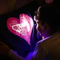 thumbnail image 2 of Kids Glow Sketch Pillowcase - Love Heart, 2 of 6