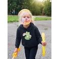 thumbnail image 2 of Cute Frog On Water Lily Hoodie Toddler -Image by Shutterstock,  4 Toddler, 2 of 4