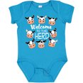 thumbnail image 3 of Inktastic Welcome to the Herd with Cute Black and White Holstein Cows Boys or Girls Baby Bodysuit, 3 of 5
