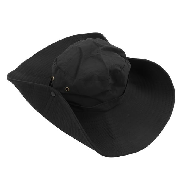 Fishing Hat, Adjustable Summer Beach Sun Hat Versatile Breathable For  Outdoor Black
