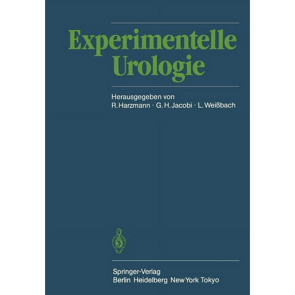 Experimentelle Urologie, (Paperback)
