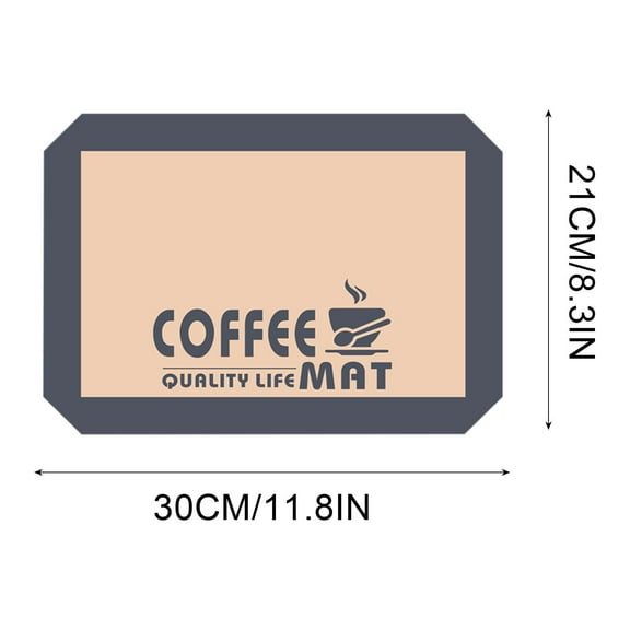 Yonrjhukm Coffee Mat Hide Stain Absorbent Rubber Quick Drying Mat for Kitchen Counter Coffee Bar Accessories Dish Drying Mat Under Coffee Maker Coffee Machine