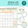 Ikohbadg 20242025 Wall Calendar with Sturdy Double Wire Binding and