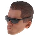 thumbnail image 4 of Escala 1/6 Modelo De Cabeza Masculina Con Forma De Cabeza Hermosa + Lentes Para Modelo Juego De Rol Marrón con gafas Sunnimix Figura de acción Escultura de cabeza, 4 of 8